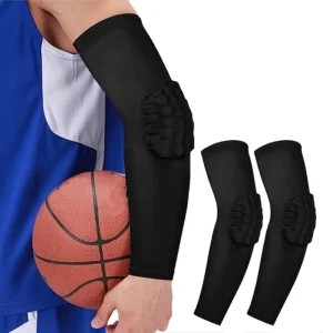 Elbow Pads Elbow Guard with Striking Protection for Basketball Adjustable Volleyball Compression Padded Sleeve