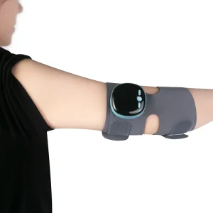 Electric EMS TENS Portable Lightweight Elbow Brace Pad Baseball Elbow Protector Heat Massage Vibration USB