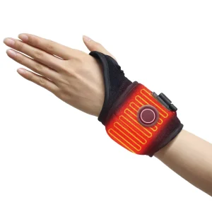 Electric Heated Wrap for Carpal Tunnel & Arthritis Relief 3 Heat Settings Wrist Support Elbow Warmer
