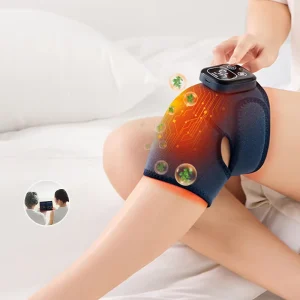 Electric Heating Knee Pad Belt Hot Massage Vibrator Knee Joint Infrared Therapy Arthritis Pain Relief Knee Massager Machine