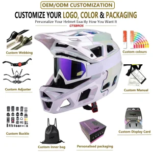Electroplated Camo Adult Full Face MTB Helmet CE EN1078 CPSC Bicycle Helmet Kids Bike Helmet Bicycle Riding Head Protector