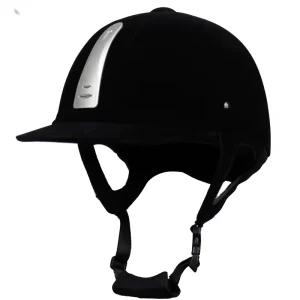Equestrian Helmet Unisex Classic Velvet Horse Riding Helmet Cycling Protection Cap