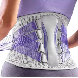 Ergonomic Breathable Lumbar Support Belt for Back Pain Relief Adjustable Mesh Slimming Waist Brace Bionic Support System for