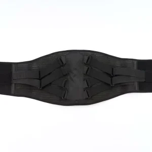 Ergonomic Lower Back Support Belt with Rigid Stabilizer Panels Breathable Mesh Waist Compression Wrap