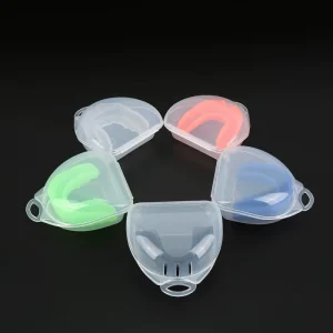 Eva Rubber Material Safety Teeth Braces Protection Football Mouth Guards with Lip Mouthguard for Footballers