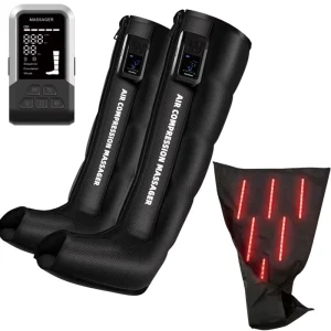 Eveekon Air Compression Recovery System Professional Sequential Device for Massage Therapy Foot and Leg Recovery Boots