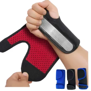 Extended Steel Plate Volleyball Wrist Guards Fixed Protective Palm Guards Detachable Adjustable Adult