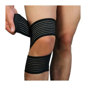 Extra Long Elastic Knee Wrap Compression Bandage Brace Support for Legs Plantar Fasciitis Stabilising Ligaments