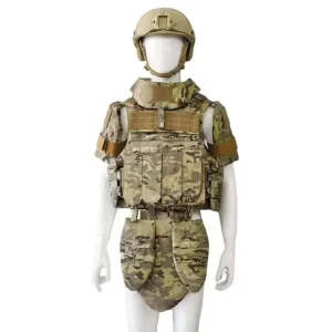 FOX Camouflage Armor Plate Core Tactical Vest for Outdoor Activities Made of Durable Polyester