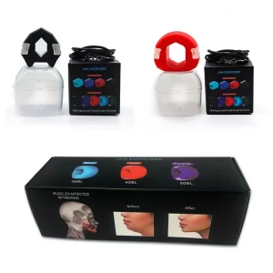 Facial Jaw Exerciser Gym Fitness Ball Jawline Trainer Double Chin Reducer Neck Face Slimming Mouth Jawliner Exercise