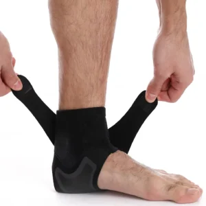 Factory Adjustable Wraps Protection Straps Elastic Guard Compression Breathable Ankle Support Brace