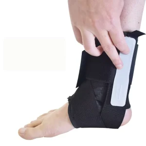 Factory Anti-Sprain Ankle Brace with Lace-up Straps Breathable Protection Bracelet