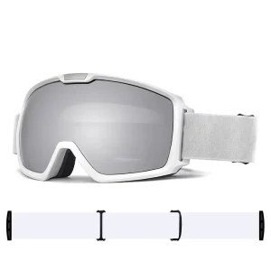 Factory Anti fog Ski Goggles Double layer Lenses Men women Sports Safety Sunglasses Ice Skating Snowboard Goggles Custom Logo