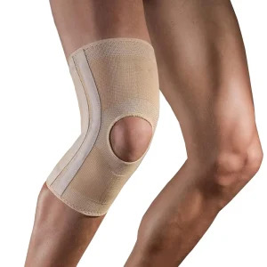 Factory Breathable Stabilizer Brace 3D Stretch Knitting Spring Nylon Spandex Knee Support