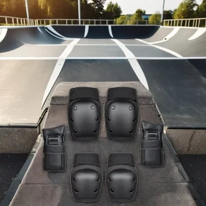 Factory CE Certificated Electric Scooter Skate Protective Gear Sets Knee Elbow Wrist Protection Pads