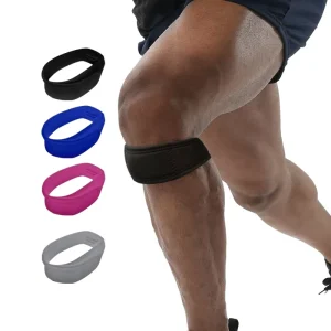 Factory Certified Adjustable Flexible Lightweight Knee Brace Patellar Strap Tendon Stabilizer Support Band for Knee Pain Relief