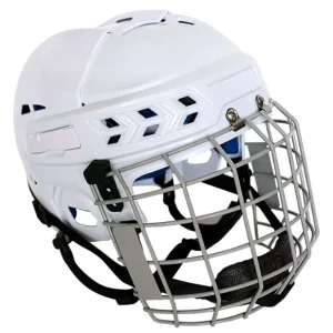 Factory Custom Color and logo Ice Hockey Full Face Helmet for Youth and Adult Protective Gear for Ice Hockey