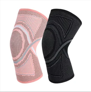 Factory Custom Knee Brace Sports Anti Slip Knee Support Compression Knee Sleeve for Baseball Basketball Football Running