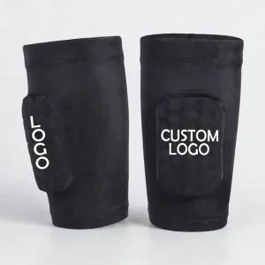 Factory Custom Non Slip Calf Protector Sleeve EVA Foam Soccer Calf Guards Kids Youth Man Breathable Shin Guards Soccer Shin Pad