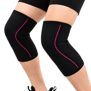 Factory Direct 7mm Neoprene Knee Sleeves Custom Private Label Weightlifting Compression Knee Support Brace for Gym Powerlifting