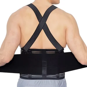 Factory Direct Adjustable Shoulder Straps Waist Protector Heavy Lifting Back Support Brace for Workers