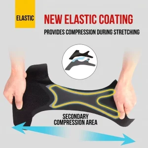 Factory Direct Lightweight Sports Ankle Brace Wrap with Ankle Thickening Fixed Dual Stabilizer for Daily Training Gym
