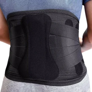 Factory Direct Metal Stays Ergonomic Support Belt Adjustable Lumbar Support Lower Back Brace Waist Protector for Athletic