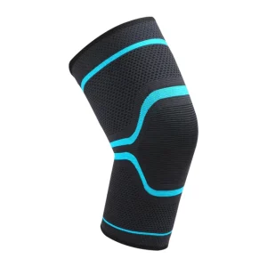 Factory Direct Nylon Knitted Anti slip Compression Sports Knee Sleeve