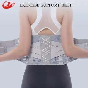Factory Direct Polyester Lumbar Support Belt Adjustable Waist Support Back Support Belt Gym Belt for Fitness Weightlifting