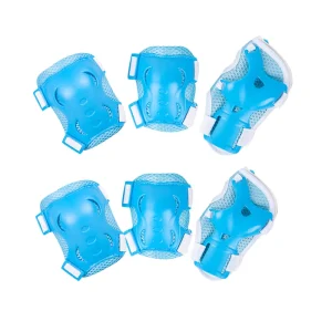 Factory Direct Price Low MOQ Lightweight Pink Blue Black Cloth Material Knee Pads for Children Sports Safety