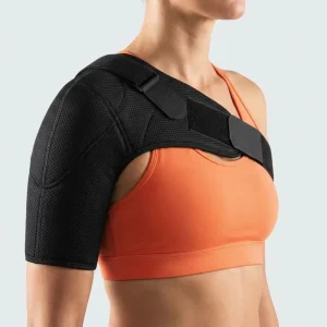 Factory Direct Sale Adjustable Breathable Eco Friendly Plus Size Composite Cloth Rotator Cuff Shoulder Support Brace Pain Relief
