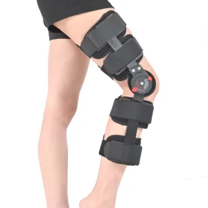 Factory Hinged Knee Brace ROM Adjustable Post Op Knee Support Orthosis Immobilizer Protector