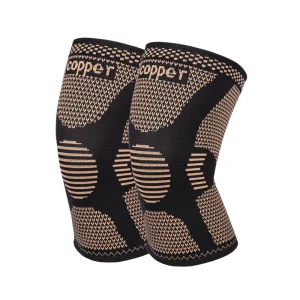 Factory Neoprene Knee Pads for Fitness Safety Function Breathable Palm Guard Copper Nylon Ion Knee Sleeve for Sports