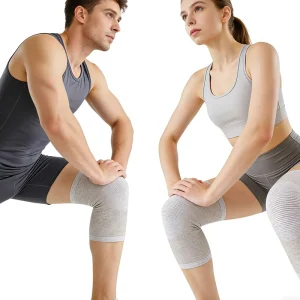 Factory OEM ODM Sports Man Women Breathable Compression Bamboo Charcoal Leg Joint Protection Knee Brace Sleeves for Old People