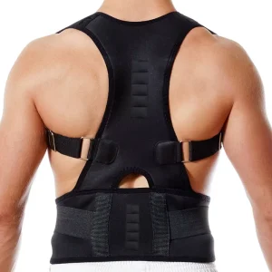 Factory Price Adjustable Breathable Durable Back Support Straps Posture Corrector Belt with Shoulder Clavicle Protection