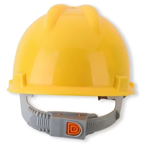 Factory Price Customized Logo Durable V Type Head Protector 4 Suspension Points PE Industrial Standard Construction Yellow Hot