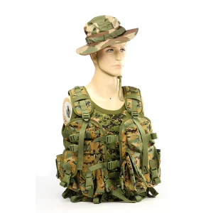 Factory Price Durable 600D 1000D Nylon Polyester Body Protective Vest for Outdoor Gear