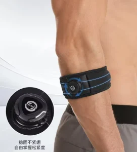 Factory Price New Design Sports Safety Elbow Protector Closure System Tennis Knob Elbow Brace Support for Sport