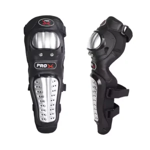 Factory Pro biker Motorcycle Elbow Knee Protectors Leather Hard Shell EVA Foam Nylon Durable Breathable Lace up