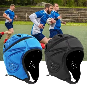 Factory Rugby Football Helmet Head Guard Goalie Hat Cap Soft Protective Rugby Head Guard Adult