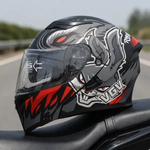 Factory Shipping Motorcycle Dual Lens Modular Helmet Motorcycle Helmet DOT 3C Certified for Daily