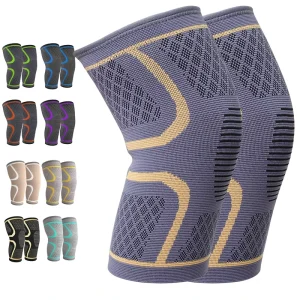 Factory Sport Elastic Protective Compression Knee Support Breathable Knee Brace for Men and Women