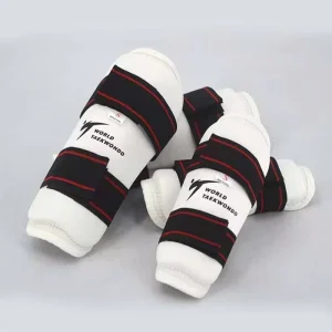 Factory-Stocked Straw Thickened Martial Arts Arm Leg Guards Protective Gear for Taekwondo
