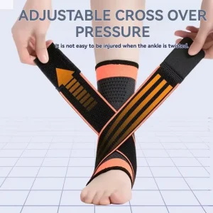 Factory Whole Ankle Sleeve Compression Support Brace Adjustable Stabilizer Straps for Tendon Foot Plantar Fasciitis Relief Pain