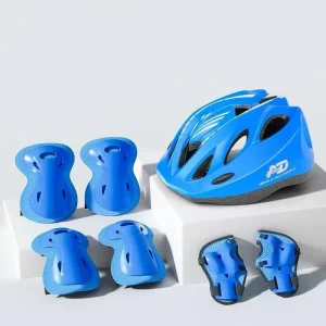 Factory in Stock Cycling Bicycle Roller Skating Motorbike Helmet Protective Gears Set7 Packs for Kids and Adults