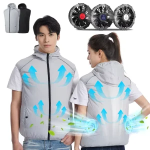 Fan Jacket Air Conditioning Suit Cooling Vest For Men Summer Outdoor Clothing With Fan Cool Jacket Vest