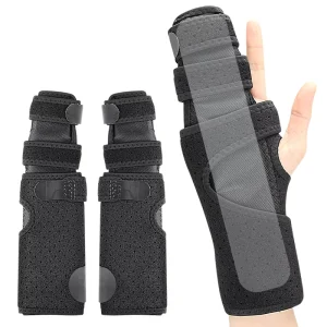 Finger Wrist Fixing Belt Guard Multi Purpose Valgus Twist Splint Aluminum Plate Support Breathable Adjustable OK Cloth Unisex