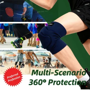 Fitness Dance Gym Anti Collision Flexible Thickened Knee Protection Polyester & Cotton Sweat Absorbing Breathable Knee Pads