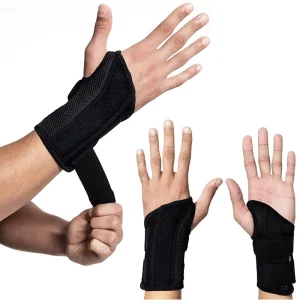 Fitness Protective Gear Wrist Band Steel Plate Palm Guard Fixed Removable Hand Rest Adjustable Pressurized Wrist Brace