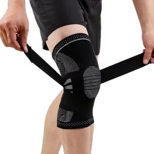 Fitness Sports Protector Leg Support Adjustable Non slip Breathable Compression Elastic Knee Brace